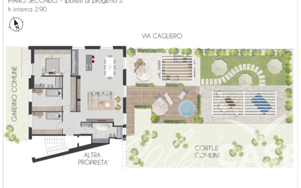 Quadrilocale con grande terrazzo – zona Maggiolina